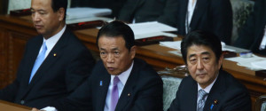SHINZO ABE AND FINANCE MINISTER