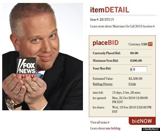 glenn beck book. Whereas Beck#39;s dinner auction