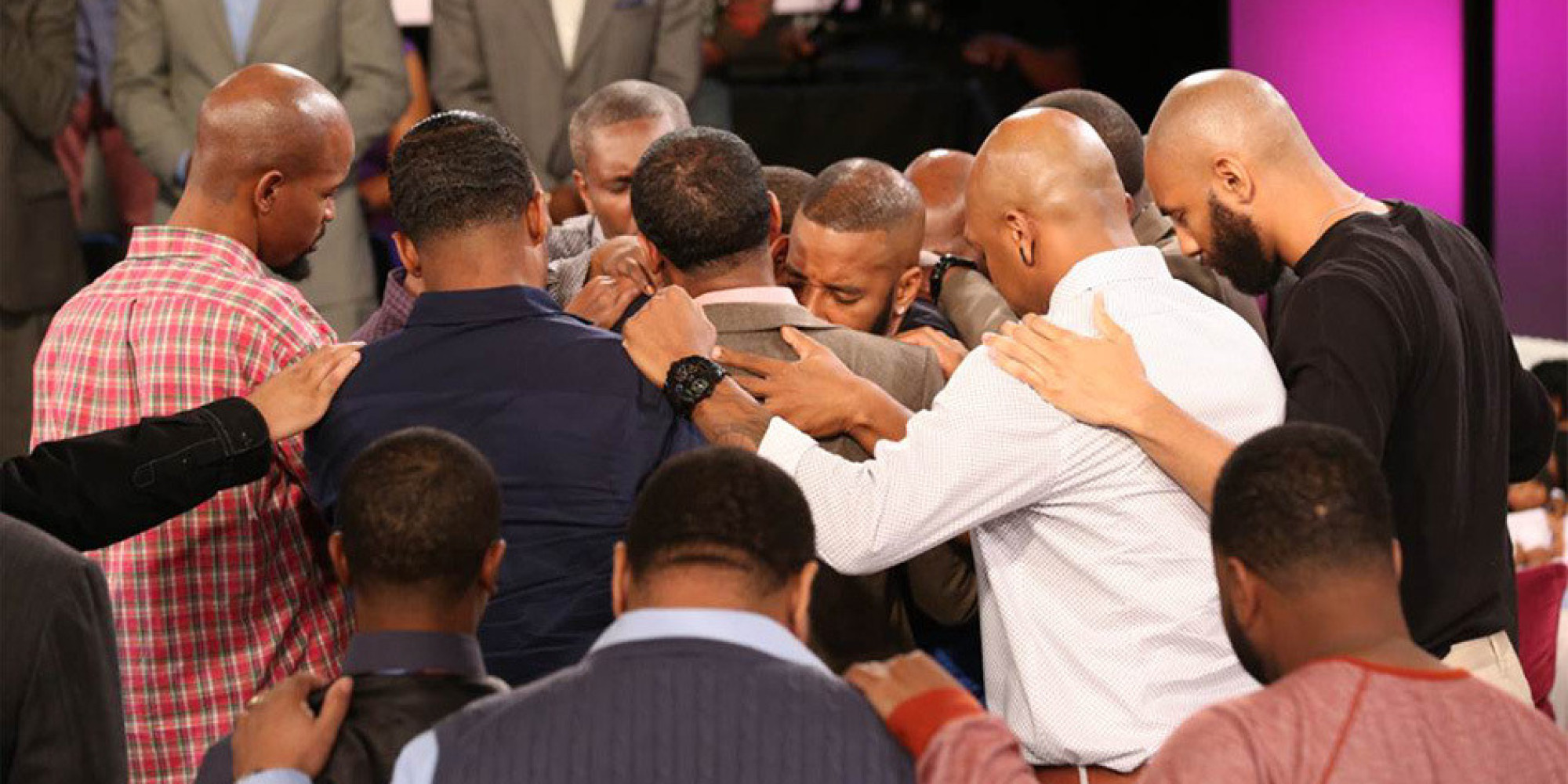 men hugging men