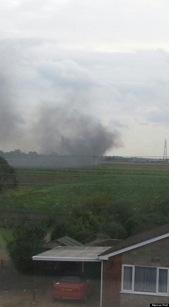 Military Jet Crashes In Lincolnshire Field Pilot Escapes