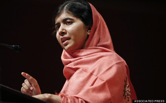 Kailash Satyarthi and Malala Yousafzai Are Awarded Nobel Peace Prize O-MALALA-570