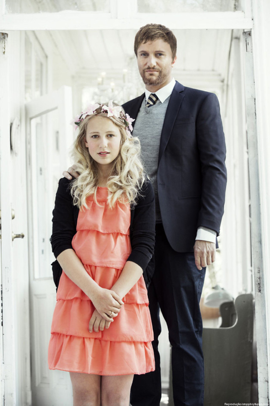 menina norueguesa casamento