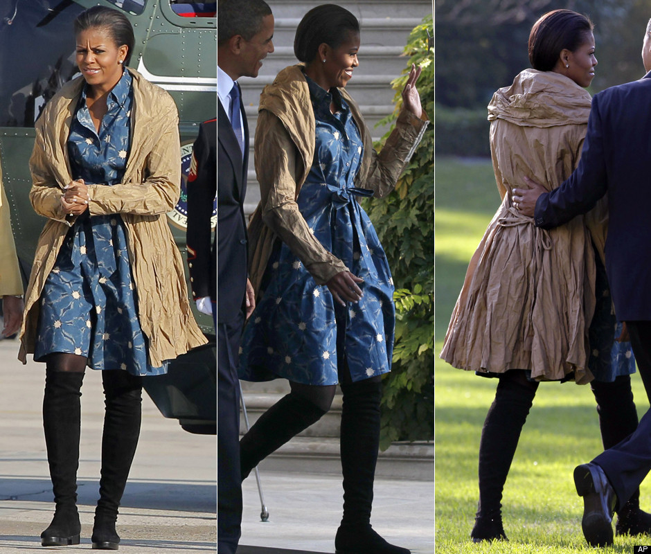 michelle obama long boots