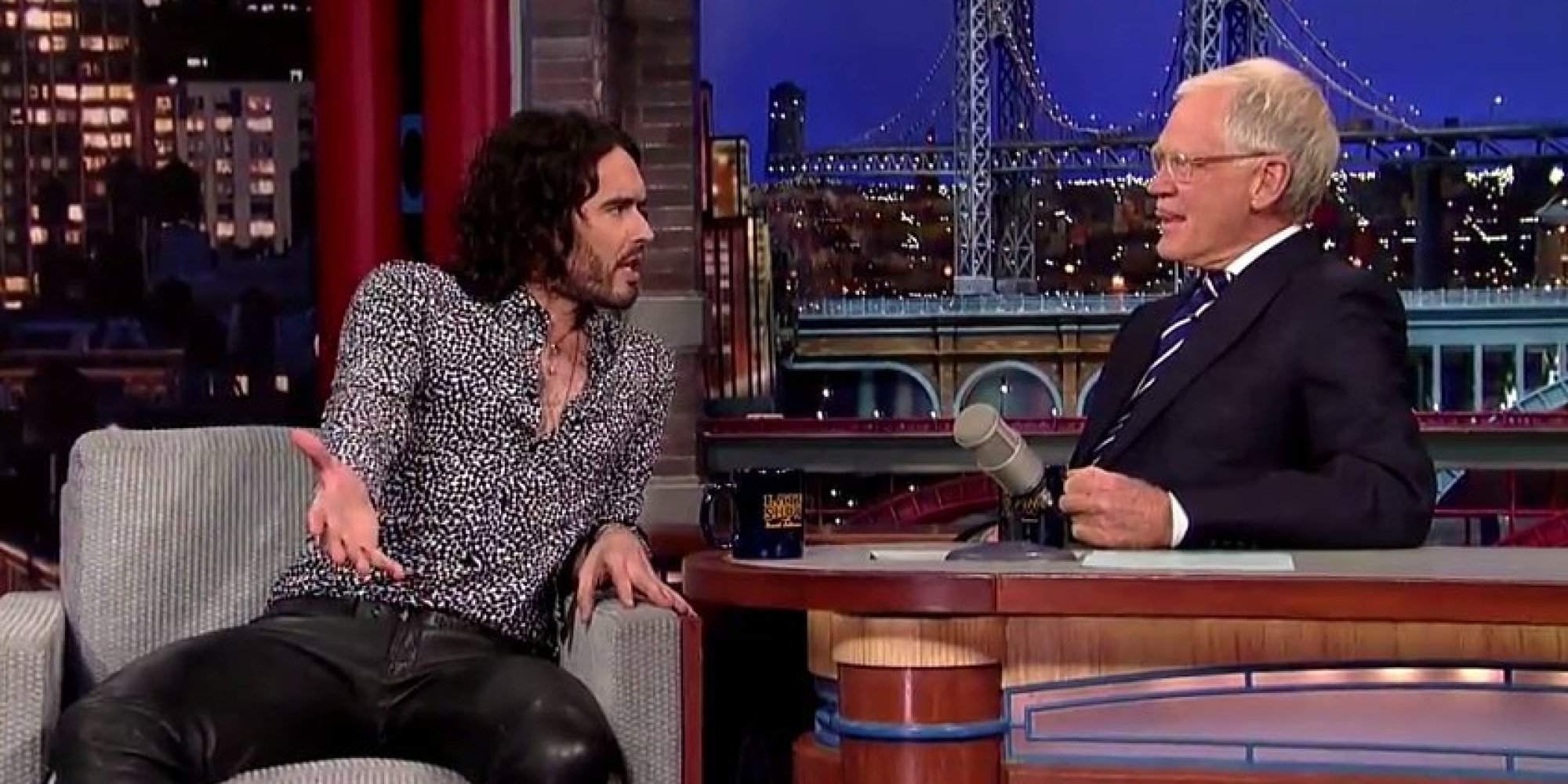 Russell Brand On David Letterman - YouTube