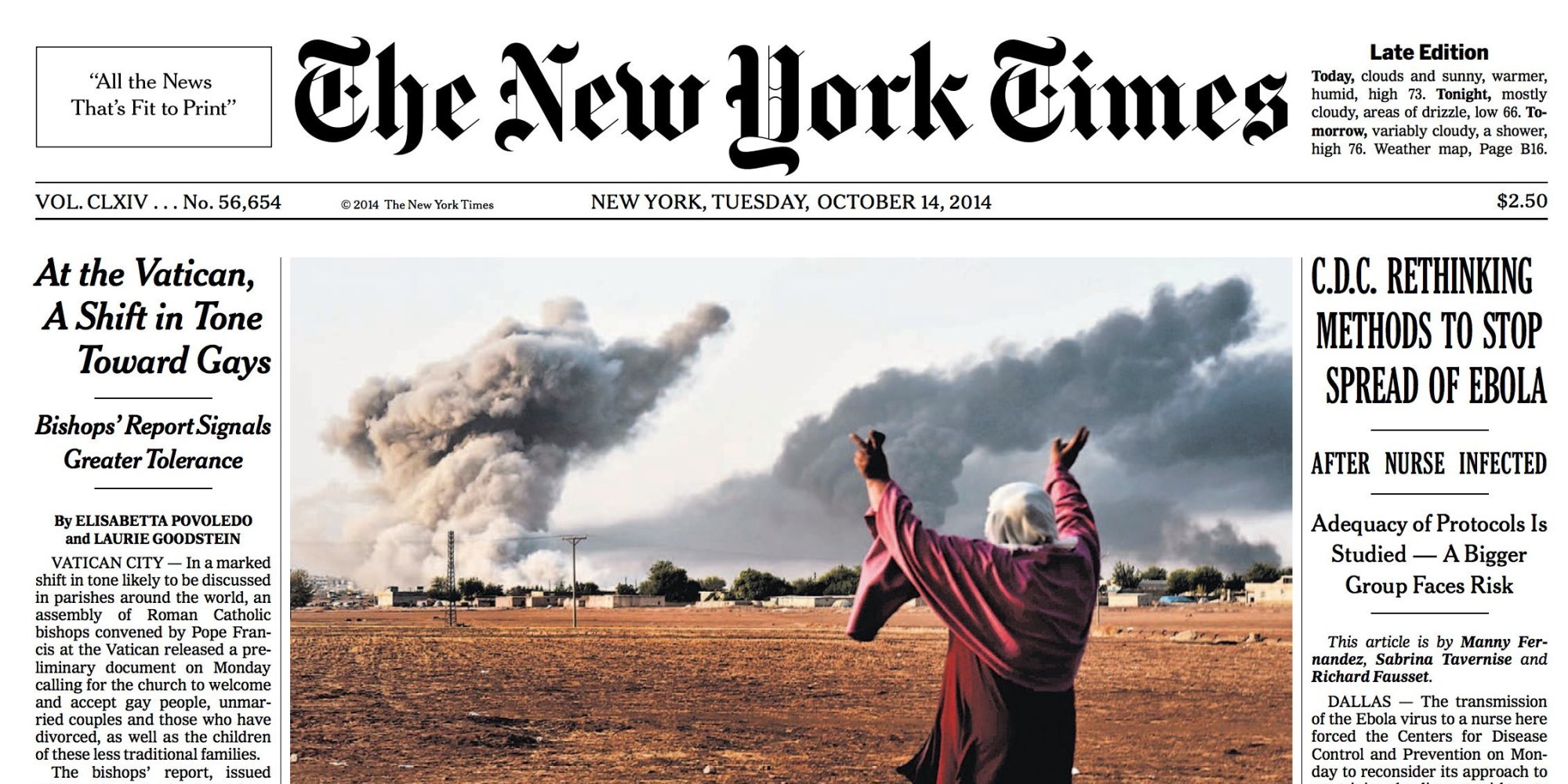 New York Times Prints Huge Mistake On Front Page 