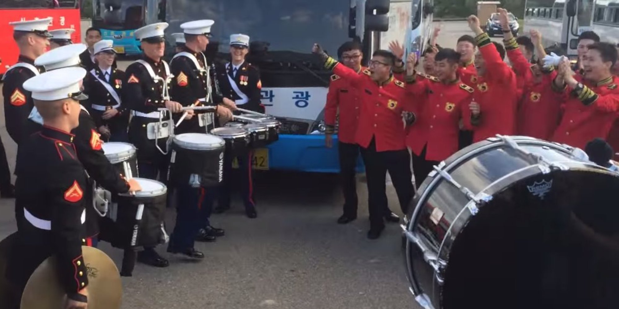 Who Knew The Drums Of War Could Be So Friendly? HuffPost