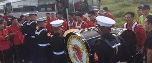 US MARINES SOUTH KOREA DRUM BATTLE