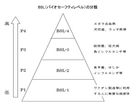 バイオセイフティーレベル(BSL)の分類