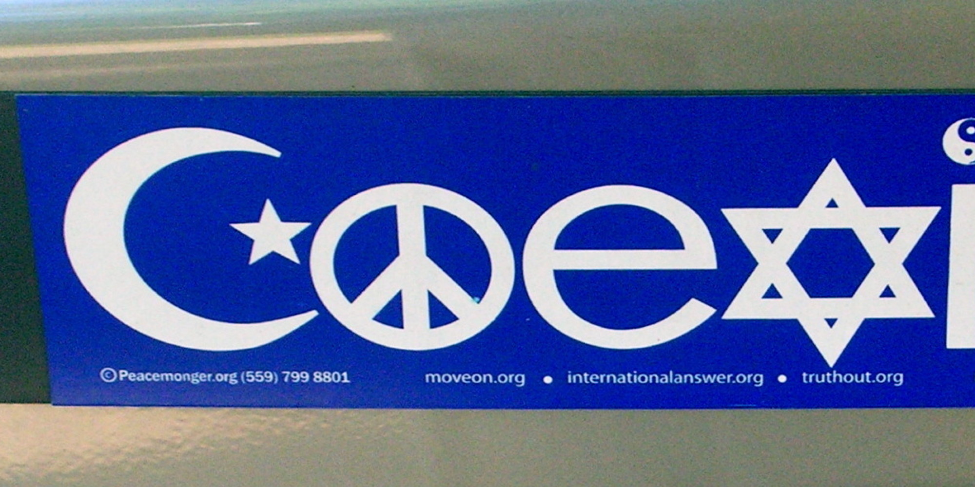 Why the Coexist Bumper Stickers Bug Me  Leah DeCesare Why the Coexist Bumper Stickers Bug Me  Leah DeCesare
