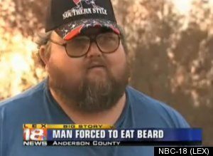 Man Forced To Eat Beard