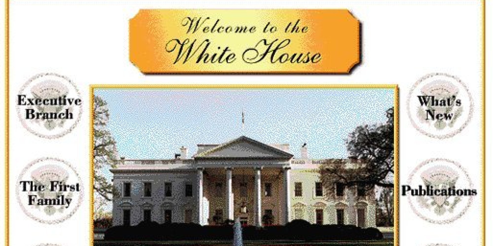 The White House's First site Was So '90s It Hurts HuffPost