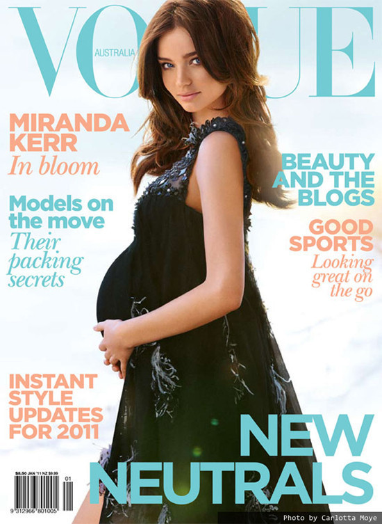 miranda kerr pregnant w magazine. Miranda is about seven month#39;s
