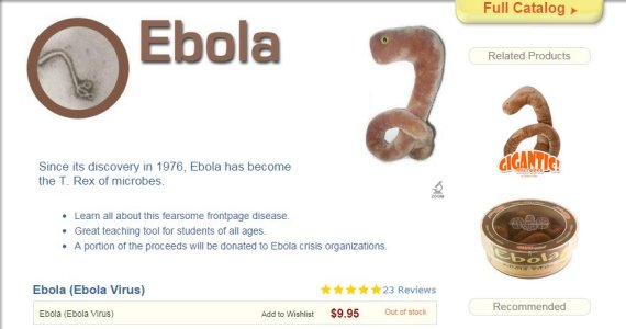 ebola peluche