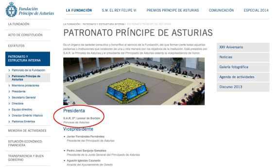 leonor presidenta