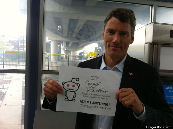gregor robertson ama