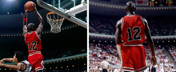 michael jordan wearing number 12 jersey