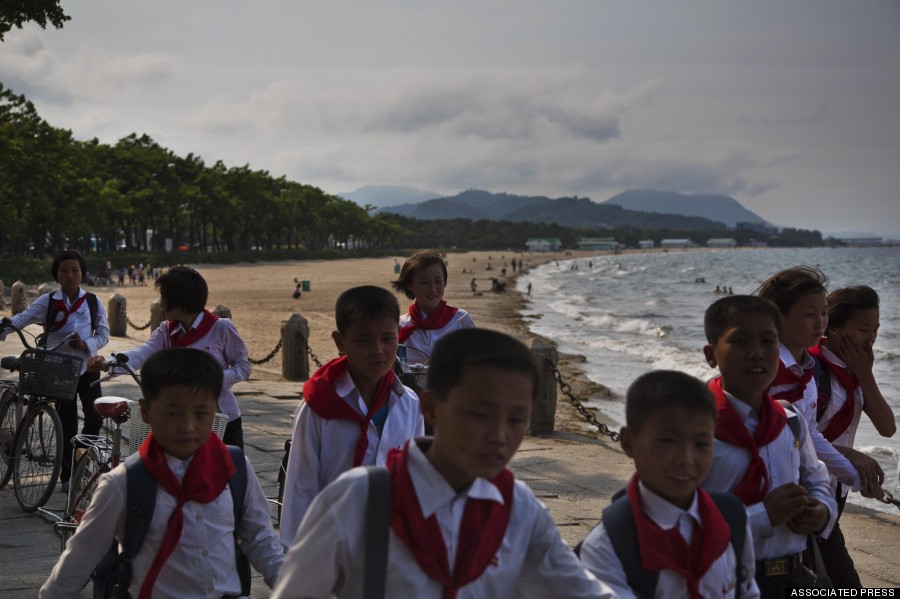 north korea children