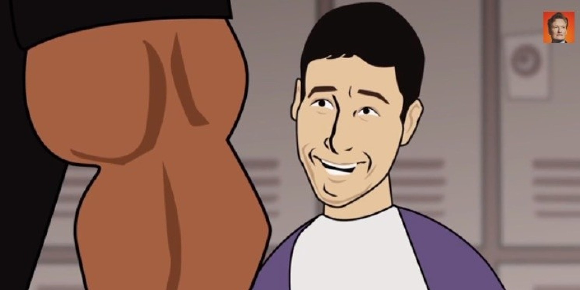 Adam Sandlers Story About Shaqs Penis Actually Gets Animated Thanks To Conan Huffpost 