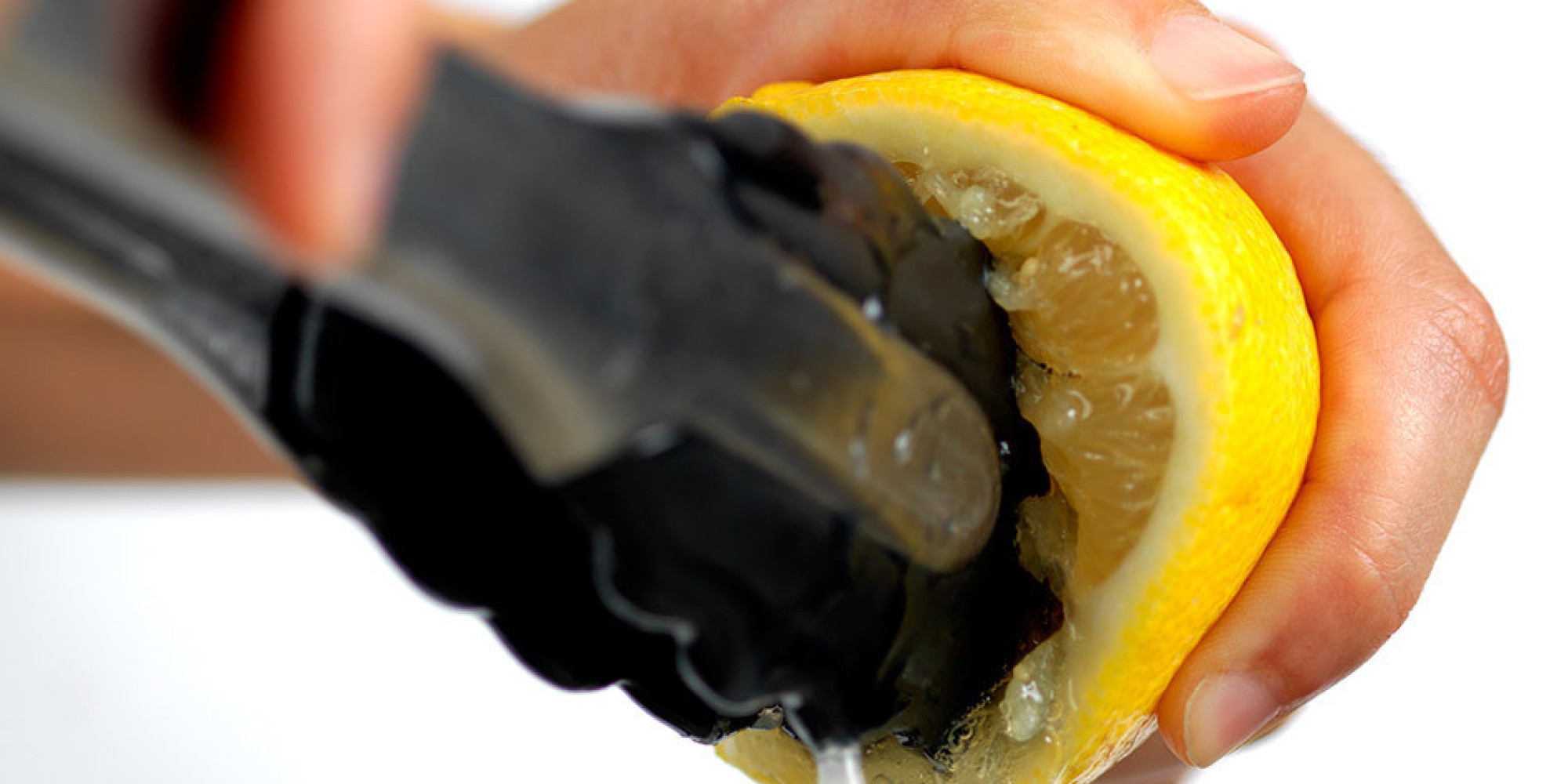 Did You Know You Could Use Tongs To Juice A Lemon? | HuffPost