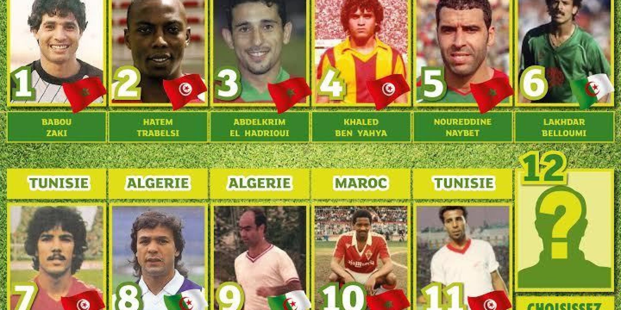 Meilleur 11 De Tous Les Temps Football: Le meilleur onze maghrébin de tous les temps (PHOTOS)