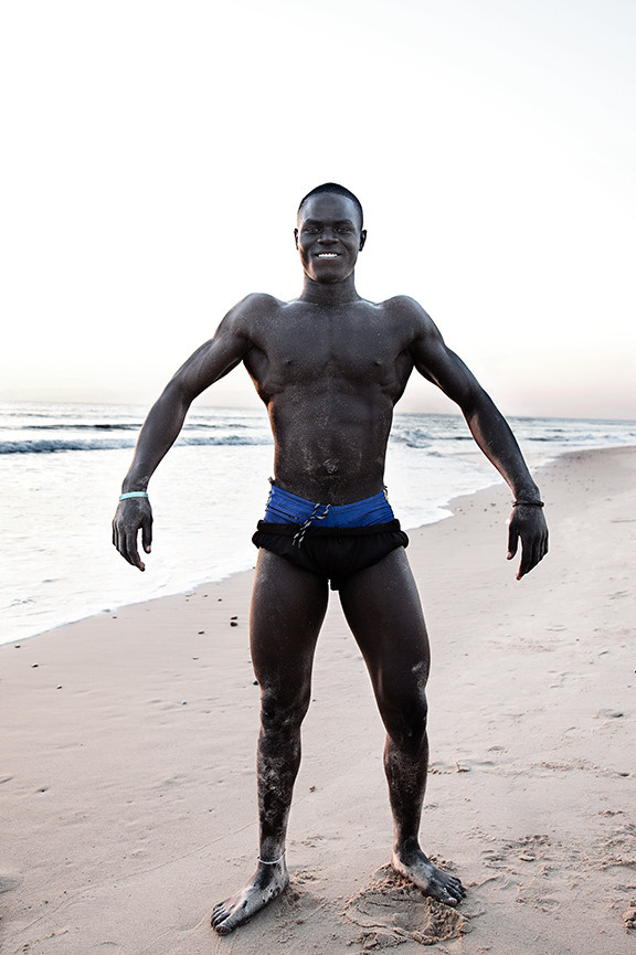 Meet The Hulking Young Stars Of Senegal Male Professional Wrestlers