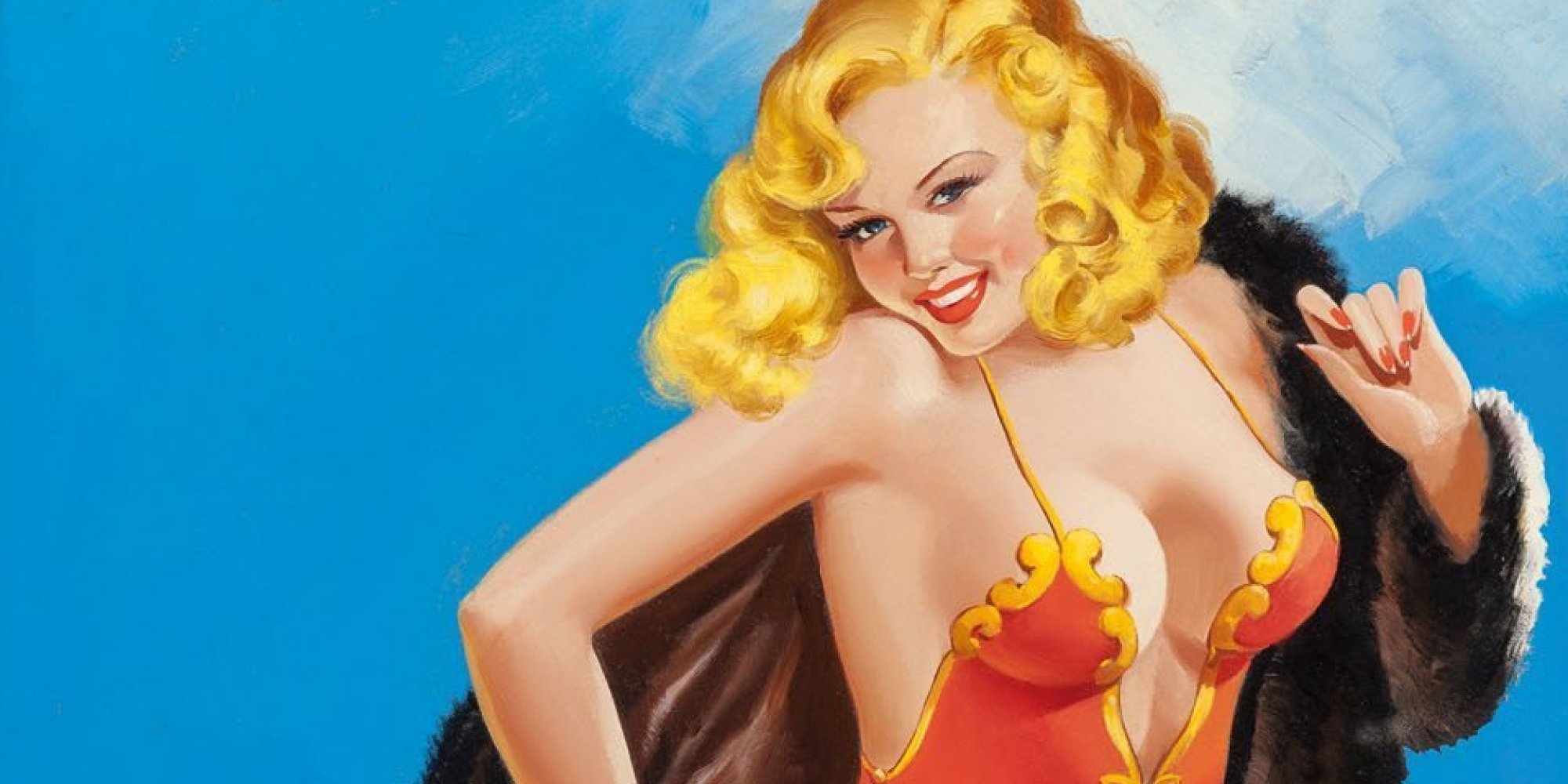 The History Of The Pin Up Girl From The 1800s To The Present Huffpost