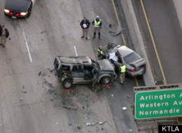 freeway crash angeles los killed fiery pile alerts