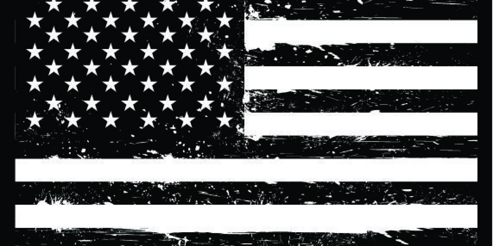 clip art american flag black and white - photo #49