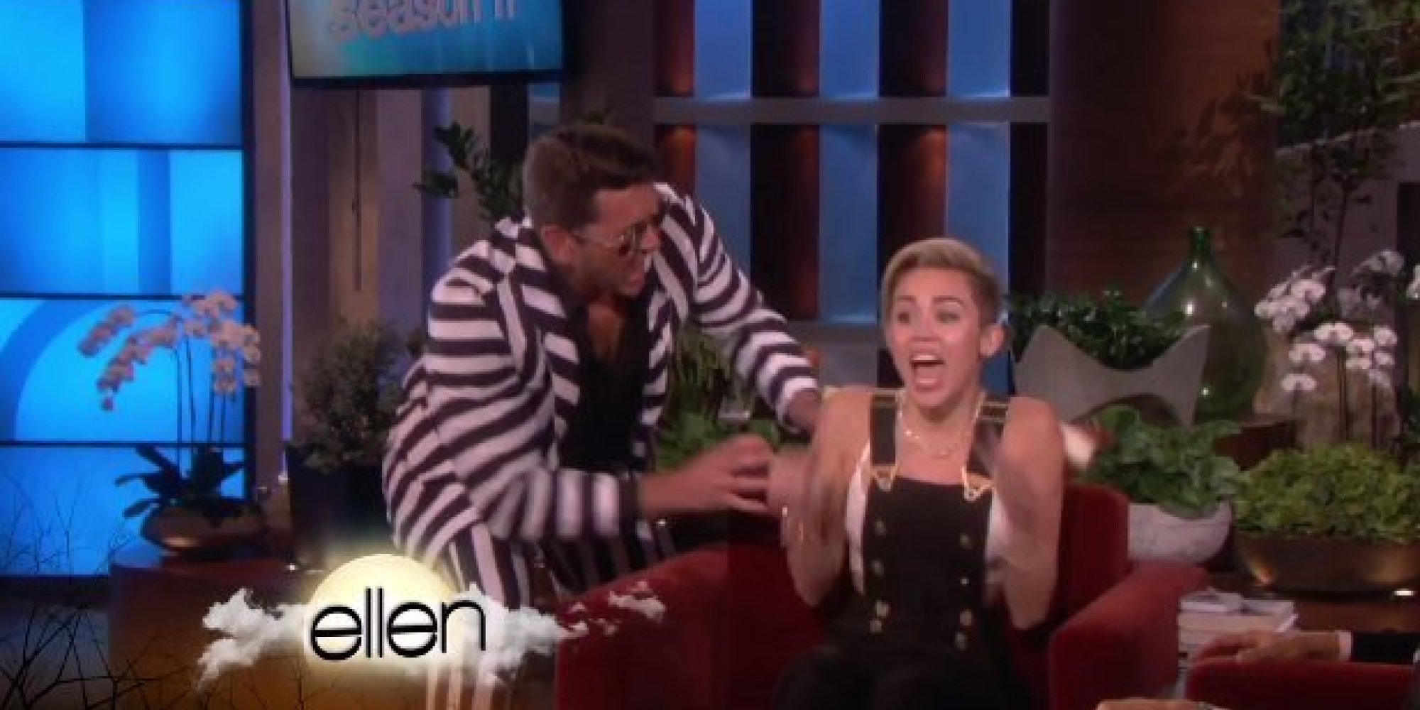 WATCH: Ellen Scares The Bejeezus Out Of Celebrities