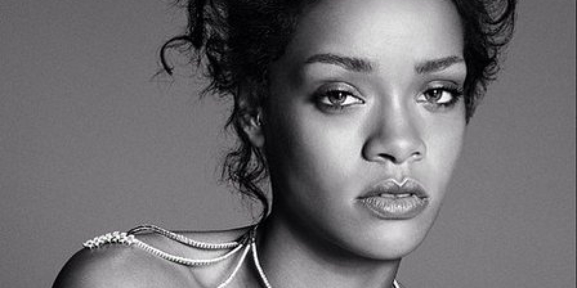 Rihanna Goes Topless For Elle Magazine Photos 6871