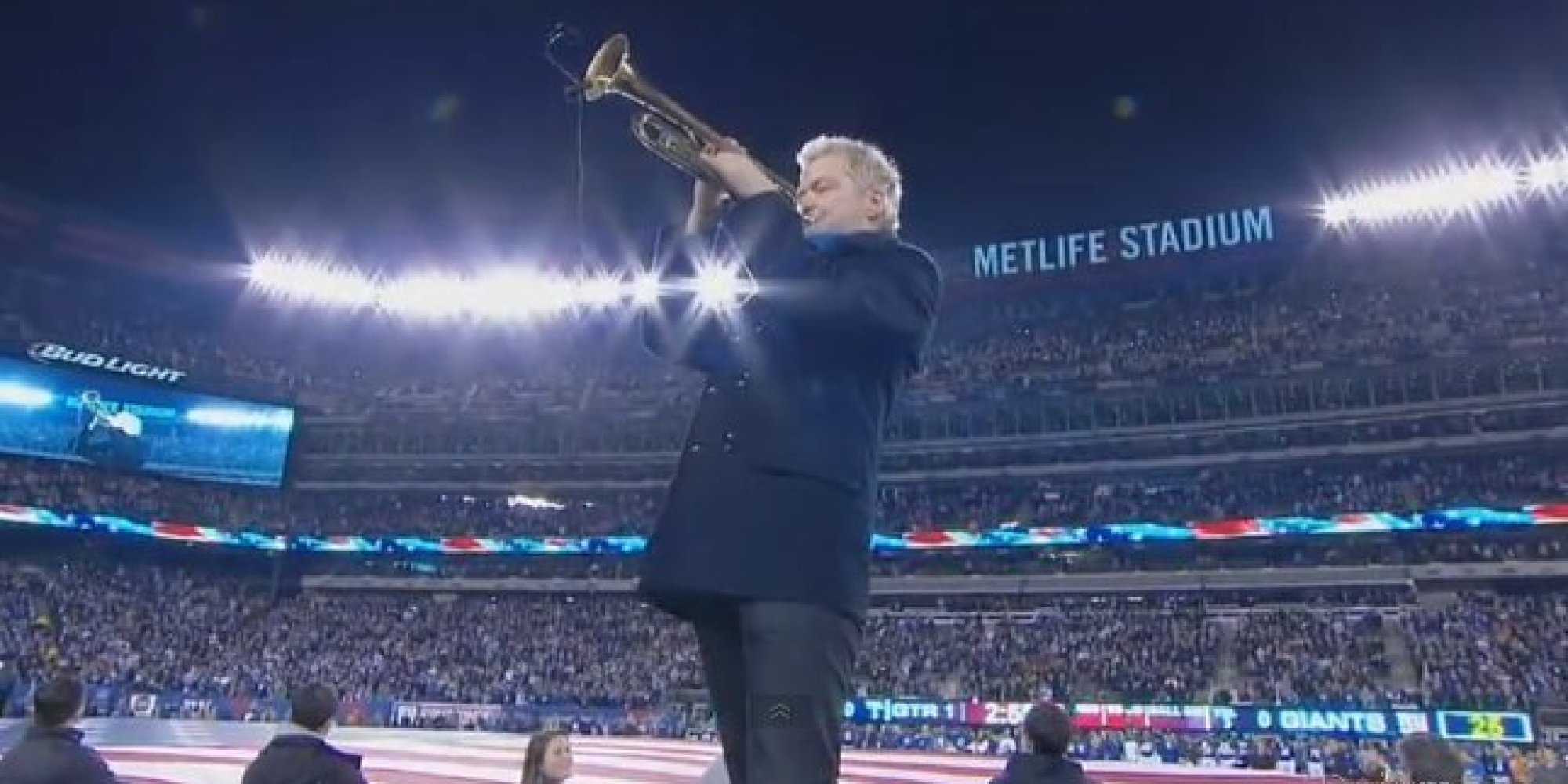 Trumpet Player Chris Botti's National Anthem Brings Colts' Reggie Wayne