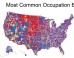 These Maps Show the Most Common Jobs in Each Zip Code