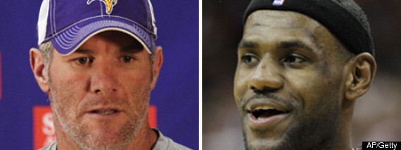 Lebron James Brett Favre