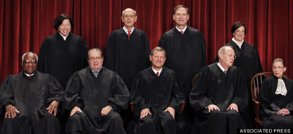 supreme court justices pose