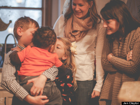 27 Breathtaking Photos Of Adoptive <br>Families Uniting