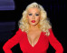 Christina Aguilera Stuns In Low-Cut Red Dress At Breakthrough Prize Awards