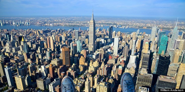 Así es como luce volar sobre Manhattan