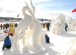 PHOTOS: Snow Sculpting And More Winter Fun In Lake Geneva