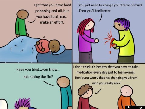 What If People Treated Physical Illness Like Mental Illness?