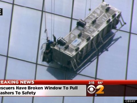 World Trade Center Window Washers Rescued