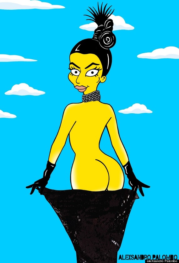 Kim Kardashian's the simpson alexsandro palompo