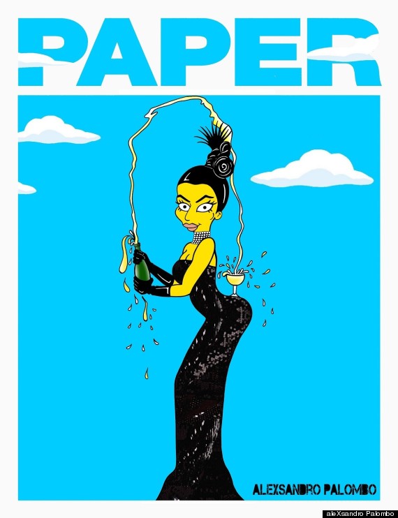 Kim Kardashian's the simpson alexsandro palompo