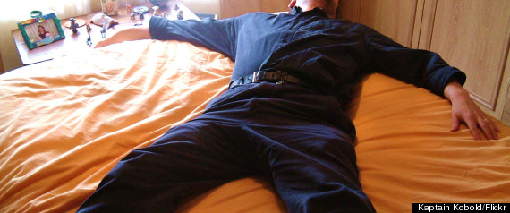 tired in bed