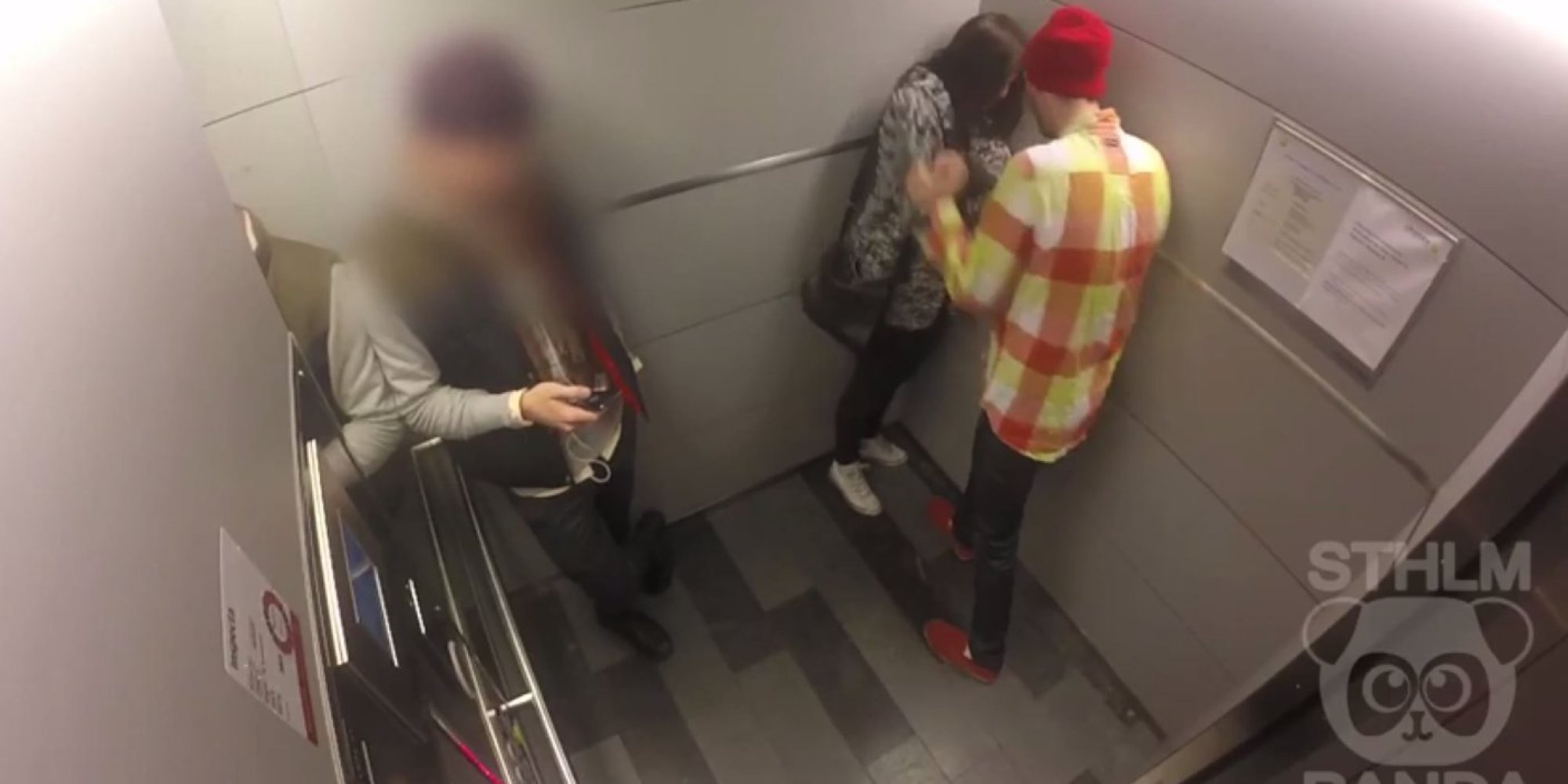 Секс в лифте скрытая камера
