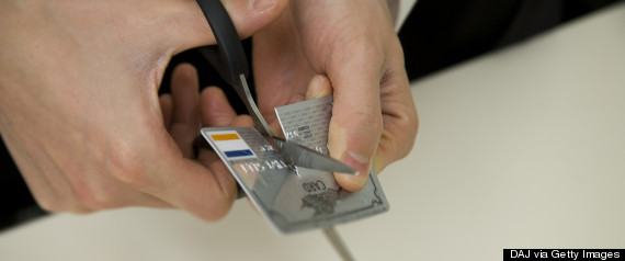 cutting credit card