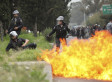 Fierce Clashes Between Protesters And Police In Mexico