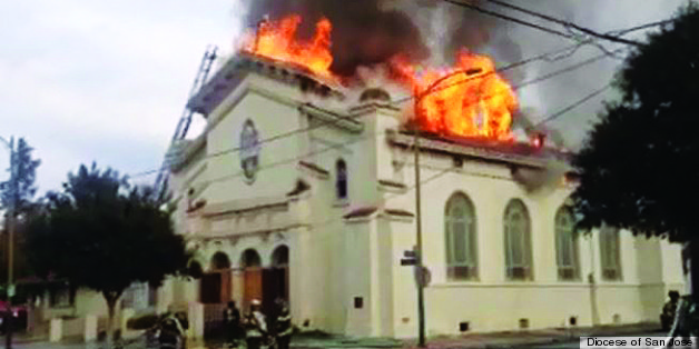 Firefighters Save Historic Crucifix From Smoldering Remains Of California Church