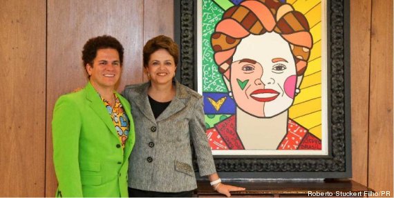 Resultado de imagem para retrato de doria por romero britto