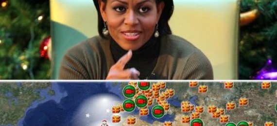 Where Is Santa Claus? Michelle Obama Helps NORD Track Santa