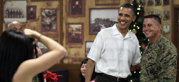 Obama Christmas Troops